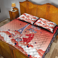France Quilt Bed Set Eiffel For Her - Wonder Print Shop
