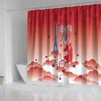 France Shower Curtain Eiffel For Her - Wonder Print Shop