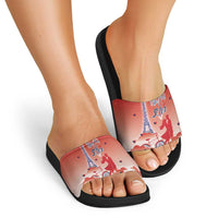 France Slide Sandals Eiffel For Her - Wonder Print Shop