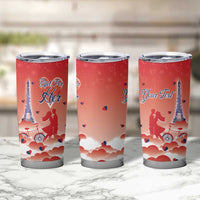 Personalized France Tumbler Cup Eiffel For Her - Wonder Print Shop