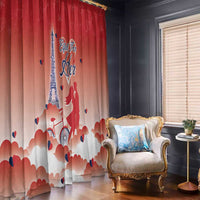 France Window Curtain Eiffel For Her - Wonder Print Shop