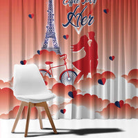 France Window Curtain Eiffel For Her - Wonder Print Shop