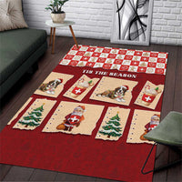 Switzerland Christmas Area Rug Tis The Season - Wonder Print Shop