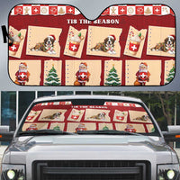 Switzerland Christmas Auto Sun Shade Tis The Season - Wonder Print Shop