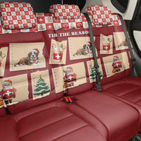 Switzerland Christmas Back Car Seat Cover Tis The Season - Wonder Print Shop