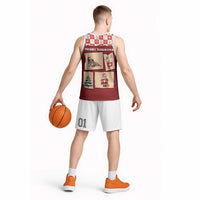 Switzerland Christmas Basketball Jersey Tis The Season - Wonder Print Shop
