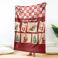 Switzerland Christmas Blanket Tis The Season - Wonder Print Shop