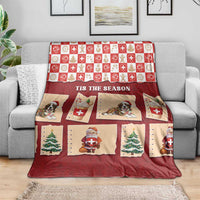 Switzerland Christmas Blanket Tis The Season - Wonder Print Shop