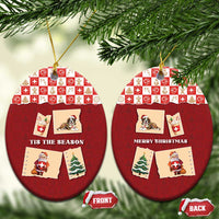 Switzerland Christmas Ceramic Ornament Tis The Season - Wonder Print Shop