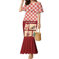 Switzerland Christmas Family Matching Mermaid Dress and Hawaiian Shirt Tis The Season - Wonder Print Shop