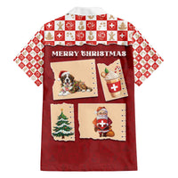 Switzerland Christmas Family Matching Off The Shoulder Long Sleeve Dress and Hawaiian Shirt Tis The Season - Wonder Print Shop