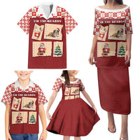 Switzerland Christmas Family Matching Puletasi and Hawaiian Shirt Tis The Season - Wonder Print Shop
