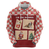 Switzerland Christmas Hoodie Tis The Season - Wonder Print Shop