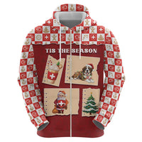 Switzerland Christmas Hoodie Tis The Season - Wonder Print Shop