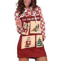 Switzerland Christmas Hoodie Dress Tis The Season - Wonder Print Shop