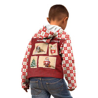 Switzerland Christmas Kid Hoodie Tis The Season - Wonder Print Shop