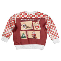 Switzerland Christmas Kid Ugly Christmas Sweater Tis The Season - Wonder Print Shop