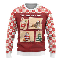 Switzerland Christmas Ugly Christmas Sweater Tis The Season - Wonder Print Shop