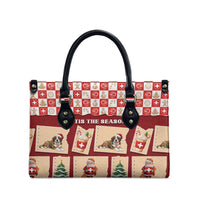 Switzerland Christmas Leather Bag Tis The Season - Wonder Print Shop