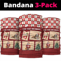 Switzerland Christmas Neck Gaiter Tis The Season - Wonder Print Shop