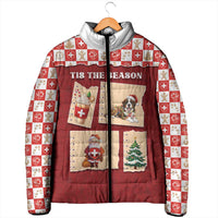Switzerland Christmas Padded Jacket Tis The Season - Wonder Print Shop