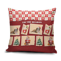 Switzerland Christmas Pillow Cover Tis The Season - Wonder Print Shop