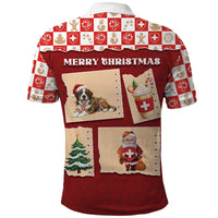 Switzerland Christmas Polo Shirt Tis The Season - Wonder Print Shop