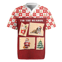 Switzerland Christmas Rugby Jersey Tis The Season - Wonder Print Shop