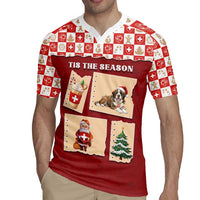 Switzerland Christmas Rugby Jersey Tis The Season - Wonder Print Shop