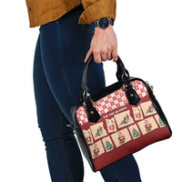 Switzerland Christmas Shoulder Handbag Tis The Season - Wonder Print Shop