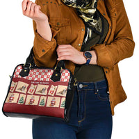 Switzerland Christmas Shoulder Handbag Tis The Season - Wonder Print Shop