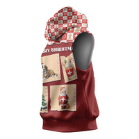 Switzerland Christmas Sleeveless Hoodie Tis The Season - Wonder Print Shop