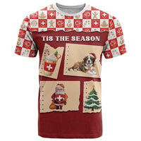 Switzerland Christmas T Shirt Tis The Season - Wonder Print Shop