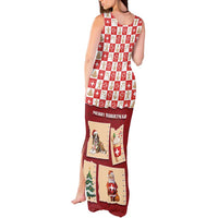 Switzerland Christmas Tank Maxi Dress Tis The Season - Wonder Print Shop