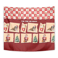 Switzerland Christmas Tapestry Tis The Season - Wonder Print Shop