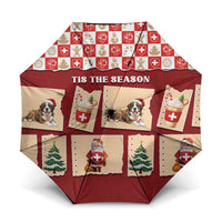 Switzerland Christmas Umbrella Tis The Season - Wonder Print Shop
