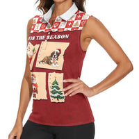 Switzerland Christmas Women Sleeveless Polo Shirt Tis The Season - Wonder Print Shop