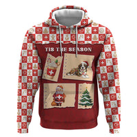 Switzerland Christmas Zip Hoodie Tis The Season - Wonder Print Shop