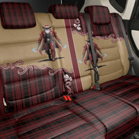 Western Yoke Back Car Seat Cover Black Santa Cowboy Retro Style - Wonder Print Shop