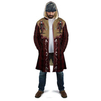 Western Yoke Cloak Black Santa Cowboy Retro Style - Wonder Print Shop