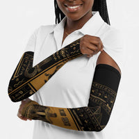 Personalized Egypt Arm Sleeves Ancient Ankh Luxury - Wonder Print Shop