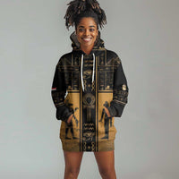Personalized Egypt Hoodie Dress Ancient Ankh Luxury - Wonder Print Shop