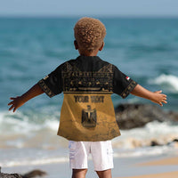 Personalized Egypt Kid Hawaiian Shirt Ancient Ankh Luxury - Wonder Print Shop