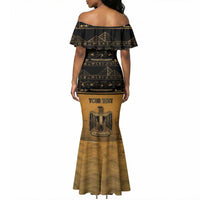 Personalized Egypt Mermaid Dress Ancient Ankh Luxury - Wonder Print Shop