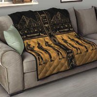 Egypt Quilt Ancient Ankh Luxury - Wonder Print Shop