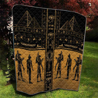 Egypt Quilt Ancient Ankh Luxury - Wonder Print Shop