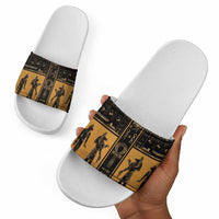 Egypt Slide Sandals Ancient Ankh Luxury - Wonder Print Shop
