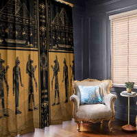 Egypt Window Curtain Ancient Ankh Luxury - Wonder Print Shop