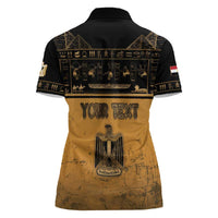 Personalized Egypt Women Polo Shirt Ancient Ankh Luxury - Wonder Print Shop