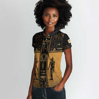 Personalized Egypt Women Polo Shirt Ancient Ankh Luxury - Wonder Print Shop